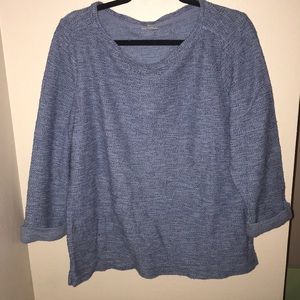 ❤️Croft & Barrow Blue Knitted Sweater